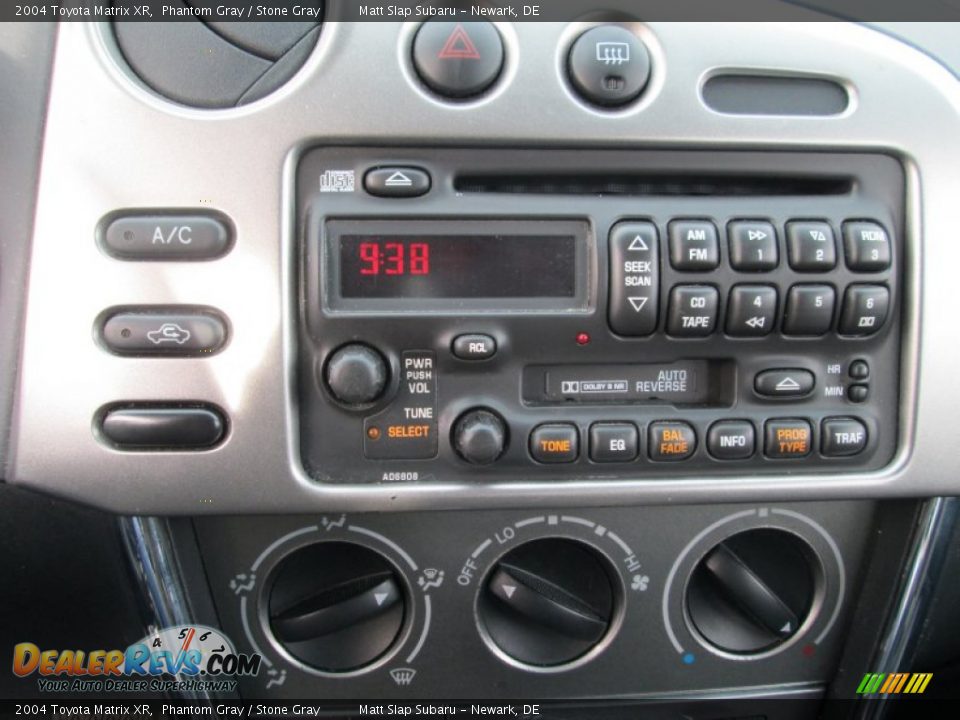 Audio System of 2004 Toyota Matrix XR Photo #23