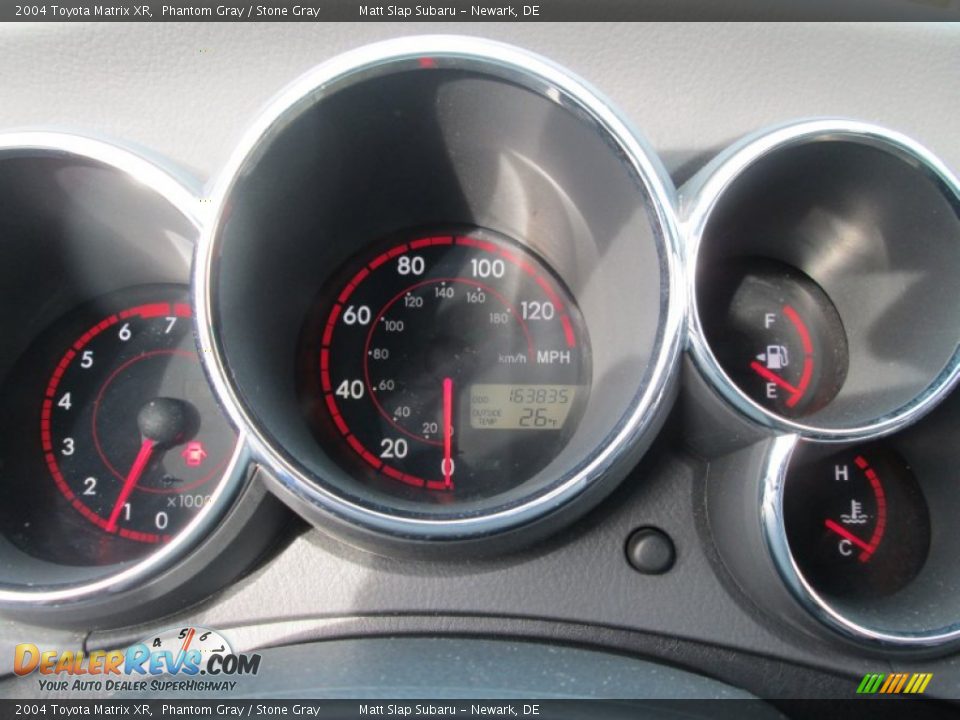 2004 Toyota Matrix XR Gauges Photo #25