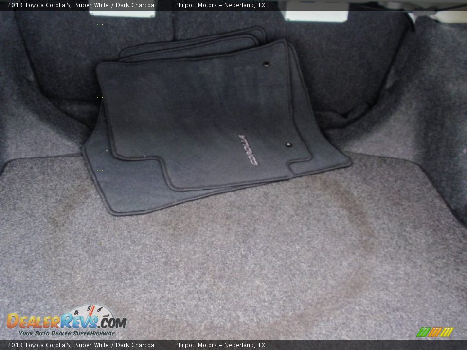 2013 Toyota Corolla S Super White / Dark Charcoal Photo #29