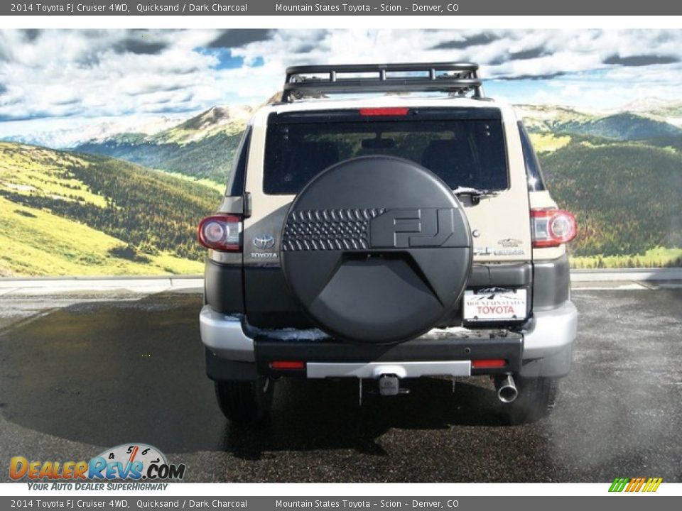 2014 Toyota FJ Cruiser 4WD Quicksand / Dark Charcoal Photo #4