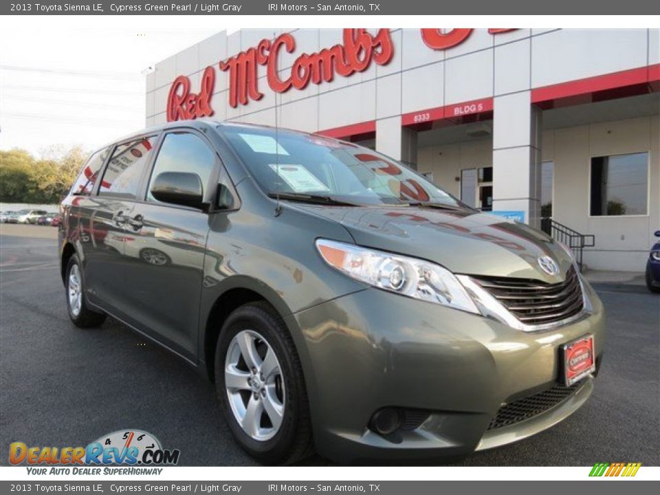 2013 Toyota Sienna LE Cypress Green Pearl / Light Gray Photo #1