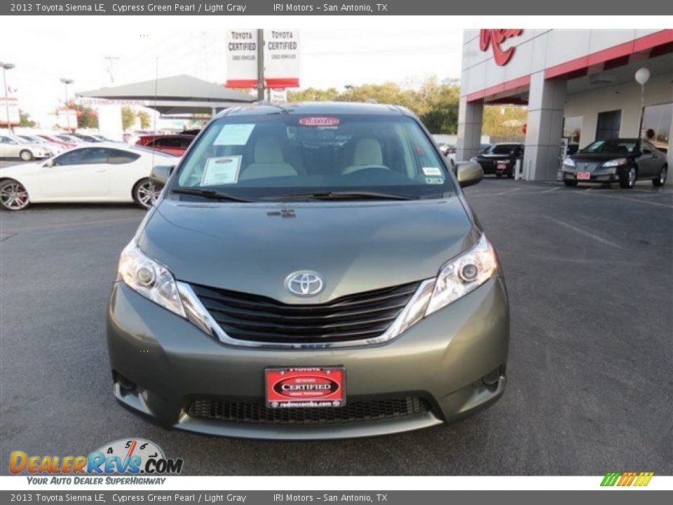 2013 Toyota Sienna LE Cypress Green Pearl / Light Gray Photo #2