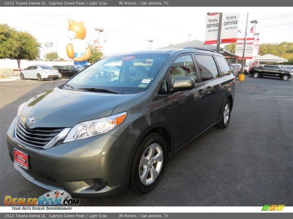 2013 Toyota Sienna LE Cypress Green Pearl / Light Gray Photo #3