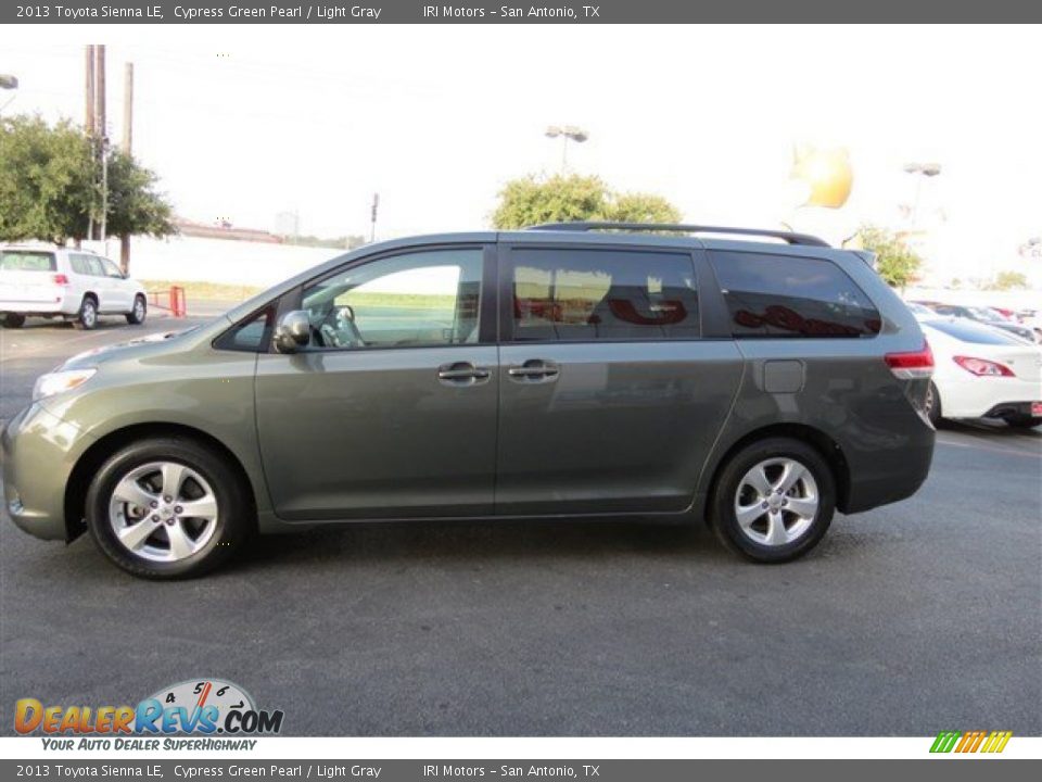 2013 Toyota Sienna LE Cypress Green Pearl / Light Gray Photo #4