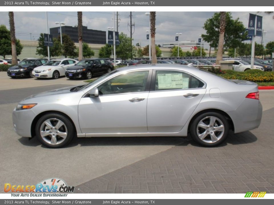 2013 Acura TL Technology Silver Moon / Graystone Photo #4