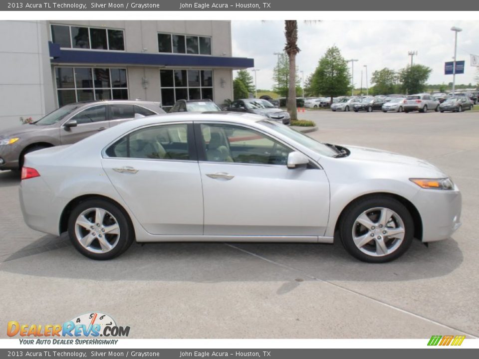 2013 Acura TL Technology Silver Moon / Graystone Photo #8