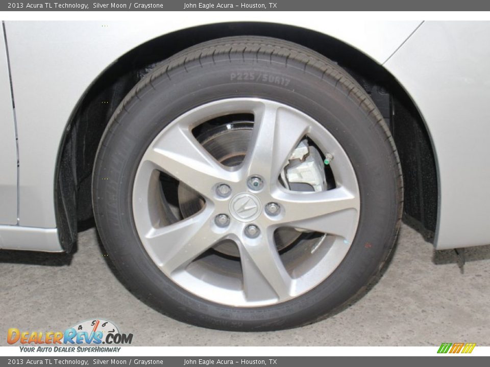2013 Acura TL Technology Silver Moon / Graystone Photo #9