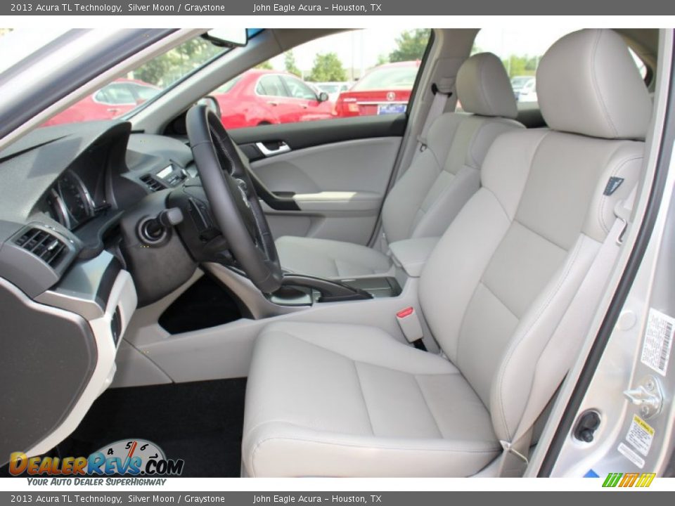 2013 Acura TL Technology Silver Moon / Graystone Photo #12