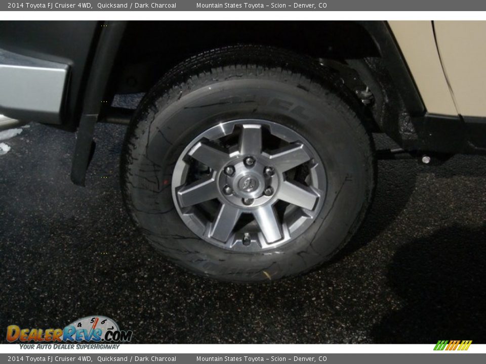 2014 Toyota FJ Cruiser 4WD Quicksand / Dark Charcoal Photo #10