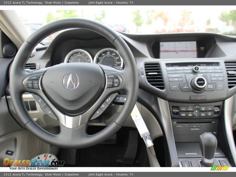 2013 Acura TL Technology Silver Moon / Graystone Photo #23