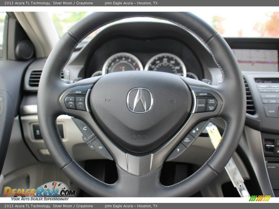 2013 Acura TL Technology Silver Moon / Graystone Photo #24