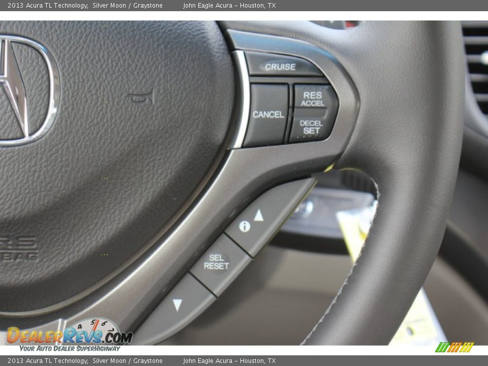 2013 Acura TL Technology Silver Moon / Graystone Photo #31