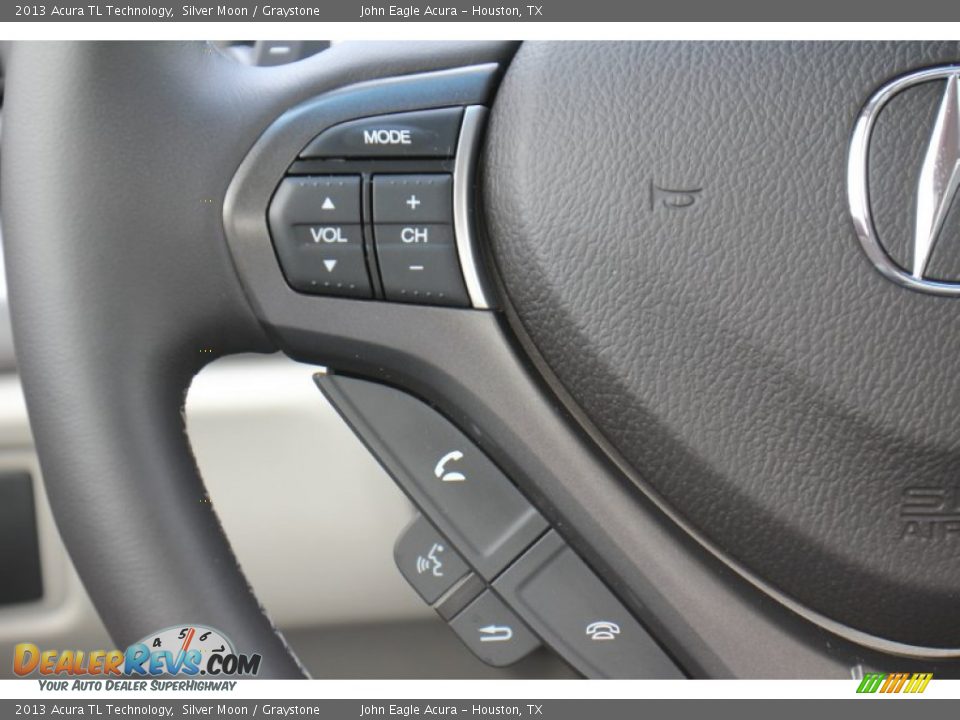 2013 Acura TL Technology Silver Moon / Graystone Photo #32