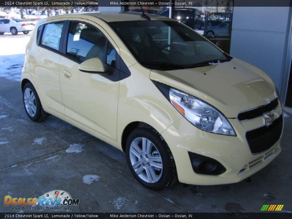 2014 Chevrolet Spark LS Lemonade / Yellow/Yellow Photo #1