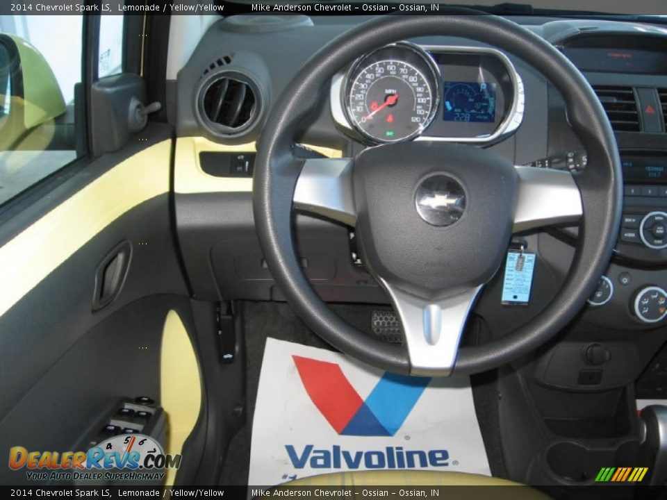 2014 Chevrolet Spark LS Lemonade / Yellow/Yellow Photo #4