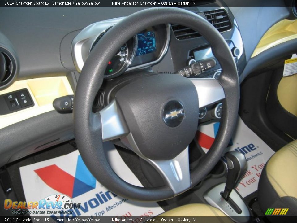 2014 Chevrolet Spark LS Lemonade / Yellow/Yellow Photo #6