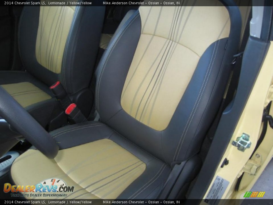 2014 Chevrolet Spark LS Lemonade / Yellow/Yellow Photo #8