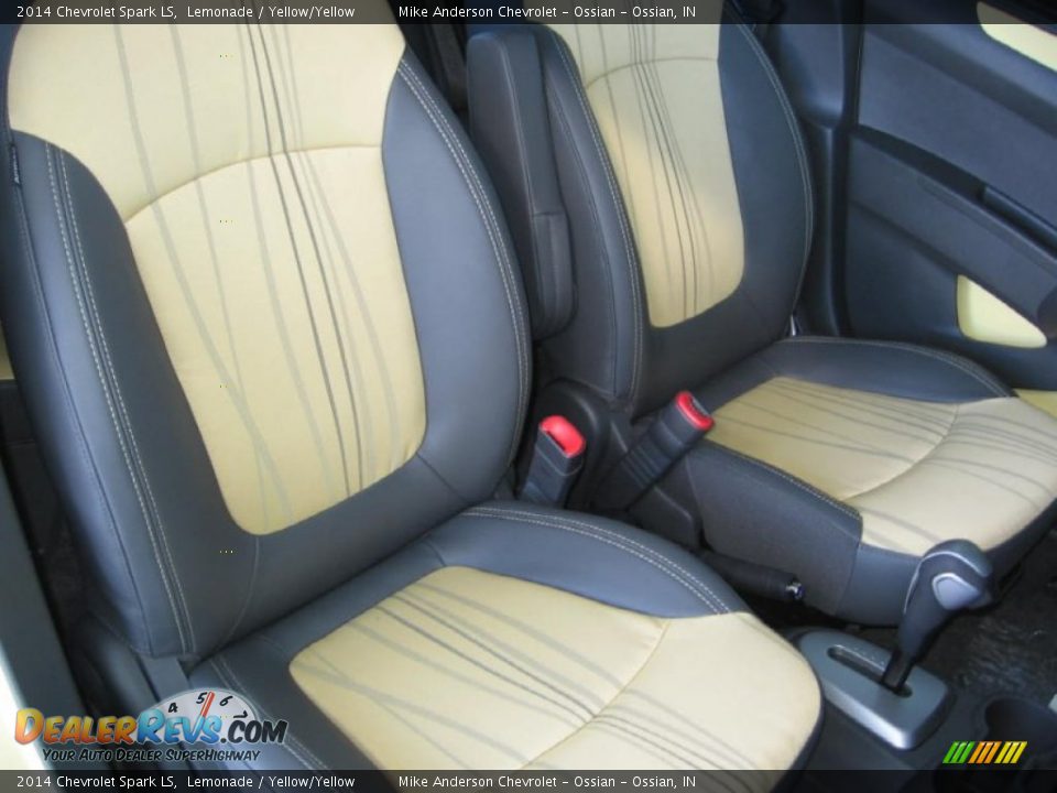 2014 Chevrolet Spark LS Lemonade / Yellow/Yellow Photo #10