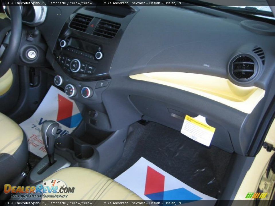 2014 Chevrolet Spark LS Lemonade / Yellow/Yellow Photo #11