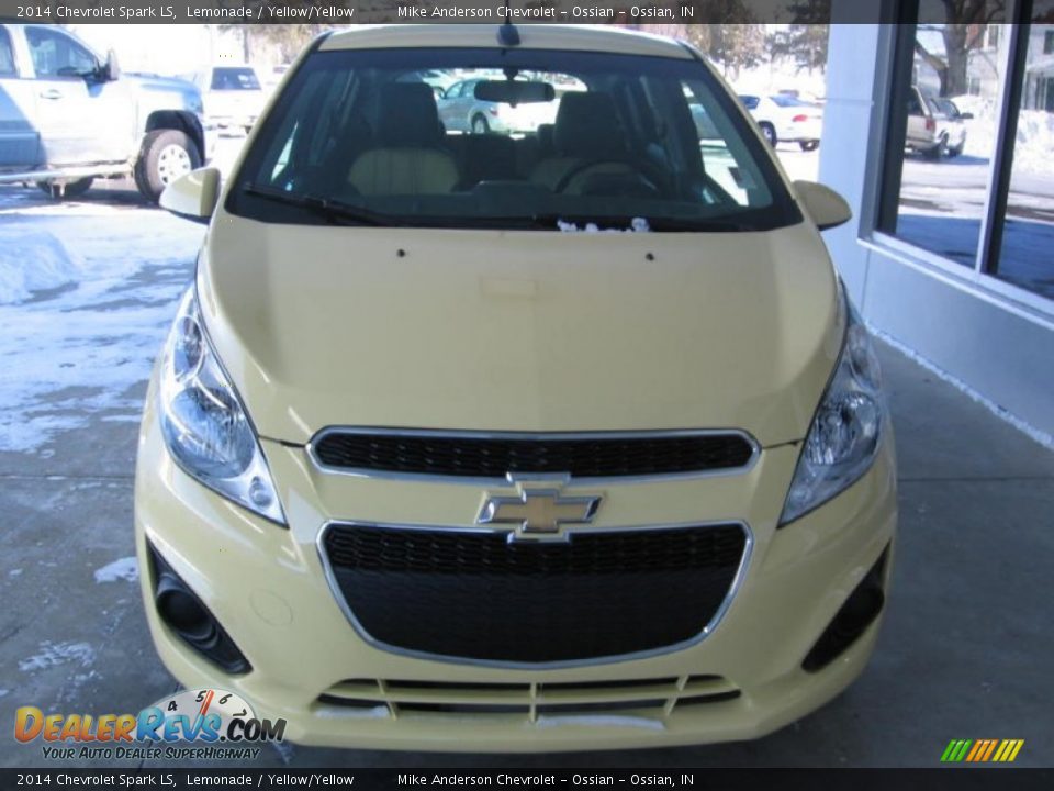 2014 Chevrolet Spark LS Lemonade / Yellow/Yellow Photo #18