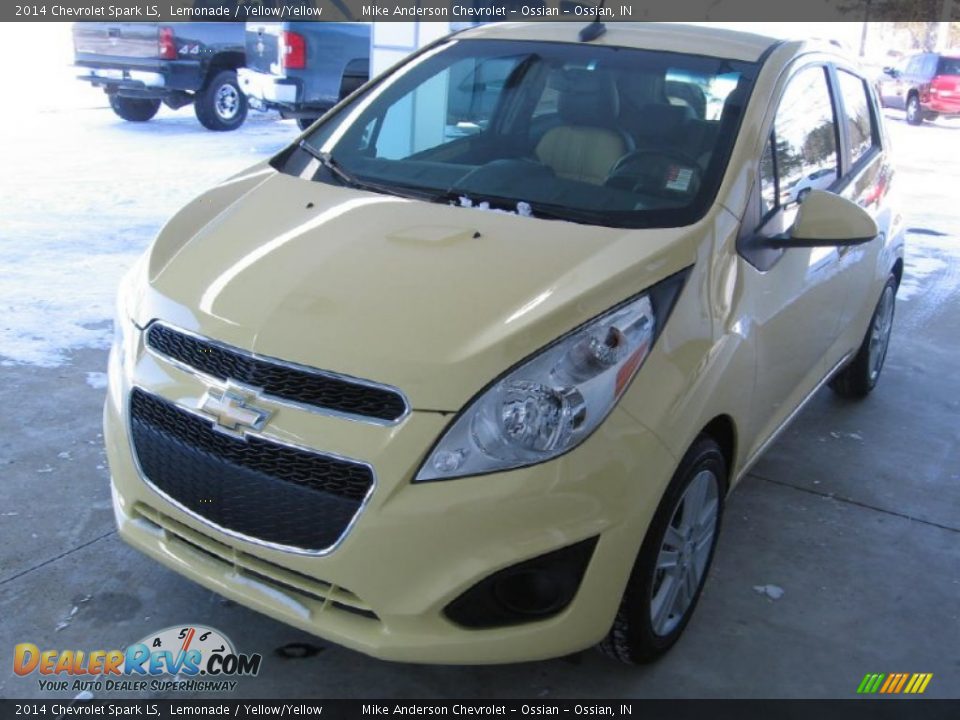 2014 Chevrolet Spark LS Lemonade / Yellow/Yellow Photo #19