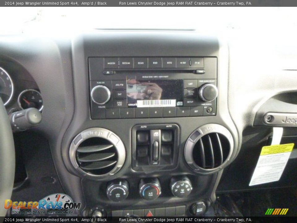 2014 Jeep Wrangler Unlimited Sport 4x4 Amp'd / Black Photo #16