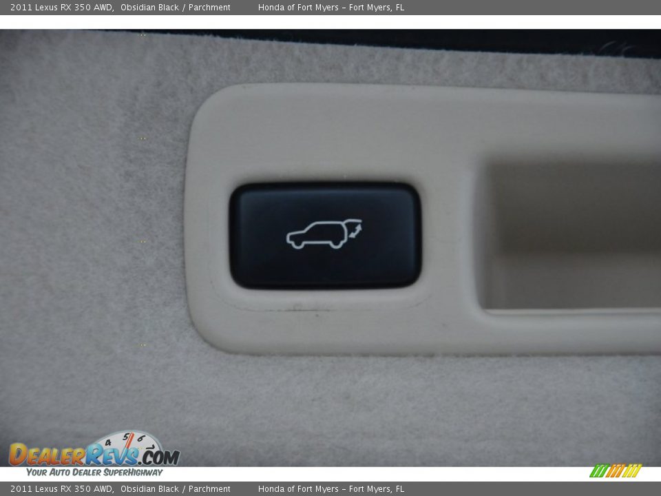 2011 Lexus RX 350 AWD Obsidian Black / Parchment Photo #31