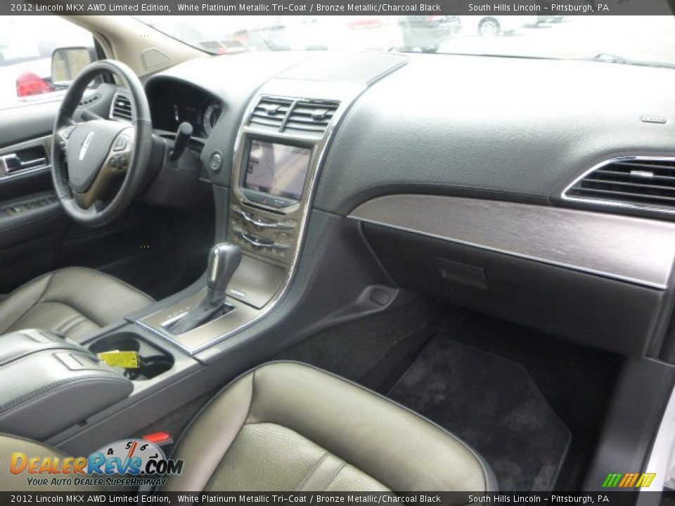 2012 Lincoln MKX AWD Limited Edition White Platinum Metallic Tri-Coat / Bronze Metallic/Charcoal Black Photo #10