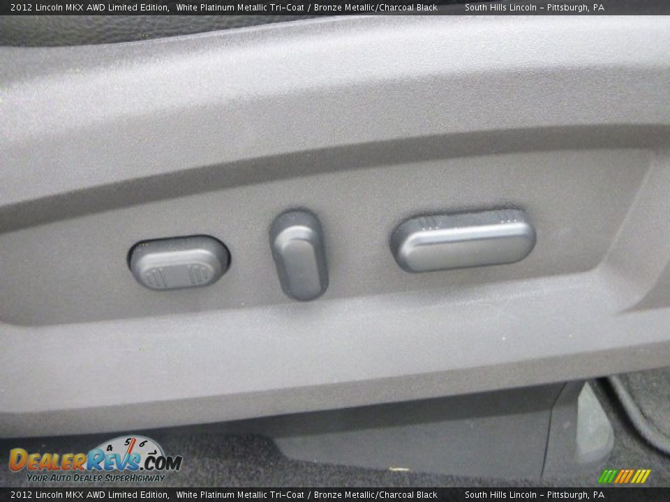2012 Lincoln MKX AWD Limited Edition White Platinum Metallic Tri-Coat / Bronze Metallic/Charcoal Black Photo #11