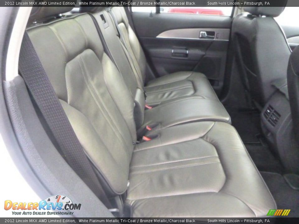 2012 Lincoln MKX AWD Limited Edition White Platinum Metallic Tri-Coat / Bronze Metallic/Charcoal Black Photo #13