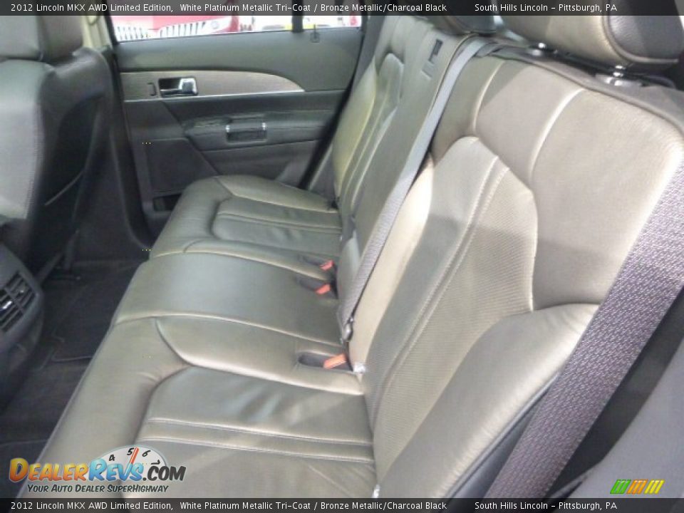 2012 Lincoln MKX AWD Limited Edition White Platinum Metallic Tri-Coat / Bronze Metallic/Charcoal Black Photo #15