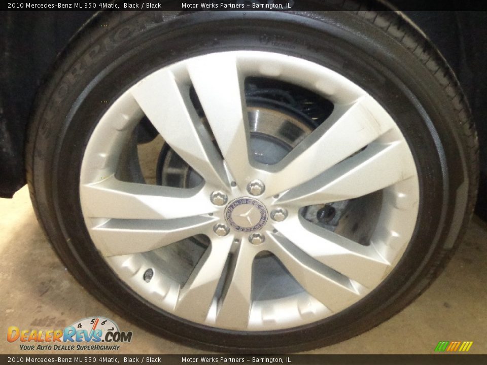 2010 Mercedes-Benz ML 350 4Matic Black / Black Photo #4