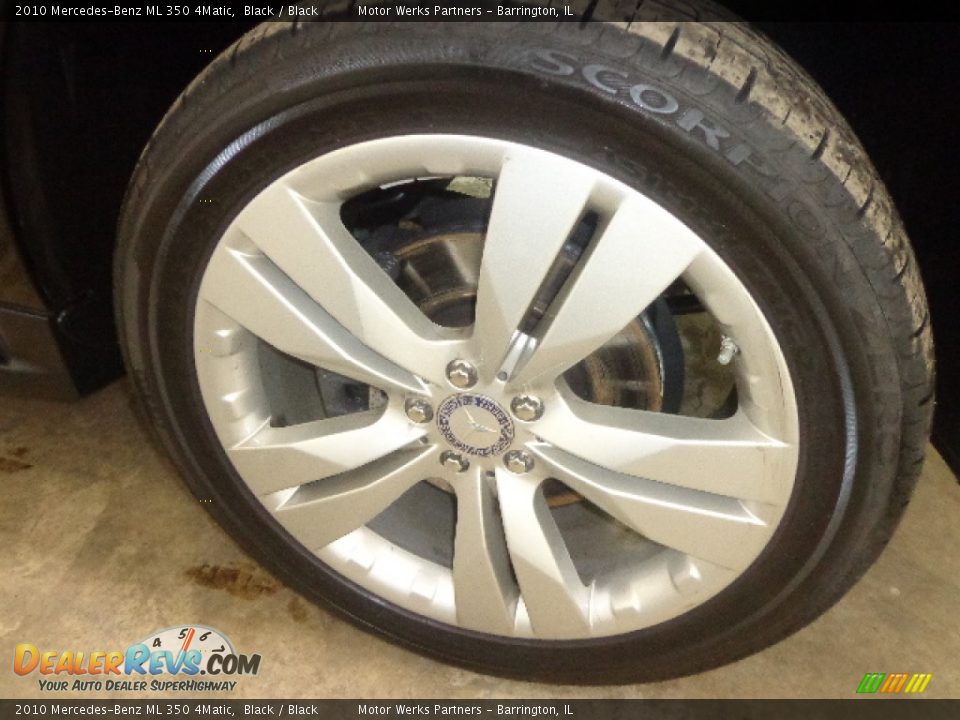 2010 Mercedes-Benz ML 350 4Matic Black / Black Photo #5