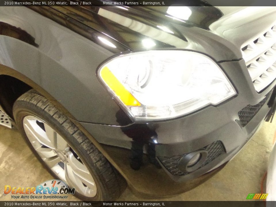 2010 Mercedes-Benz ML 350 4Matic Black / Black Photo #6