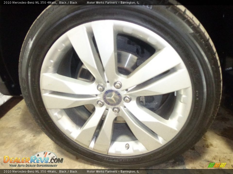 2010 Mercedes-Benz ML 350 4Matic Black / Black Photo #8