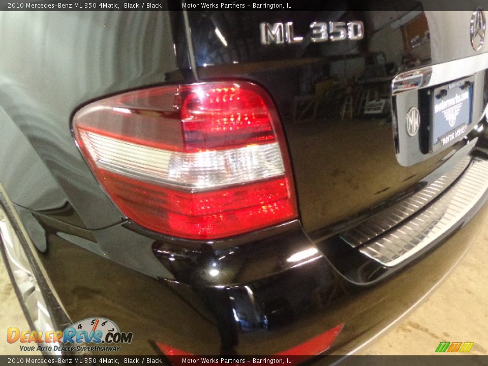 2010 Mercedes-Benz ML 350 4Matic Black / Black Photo #10