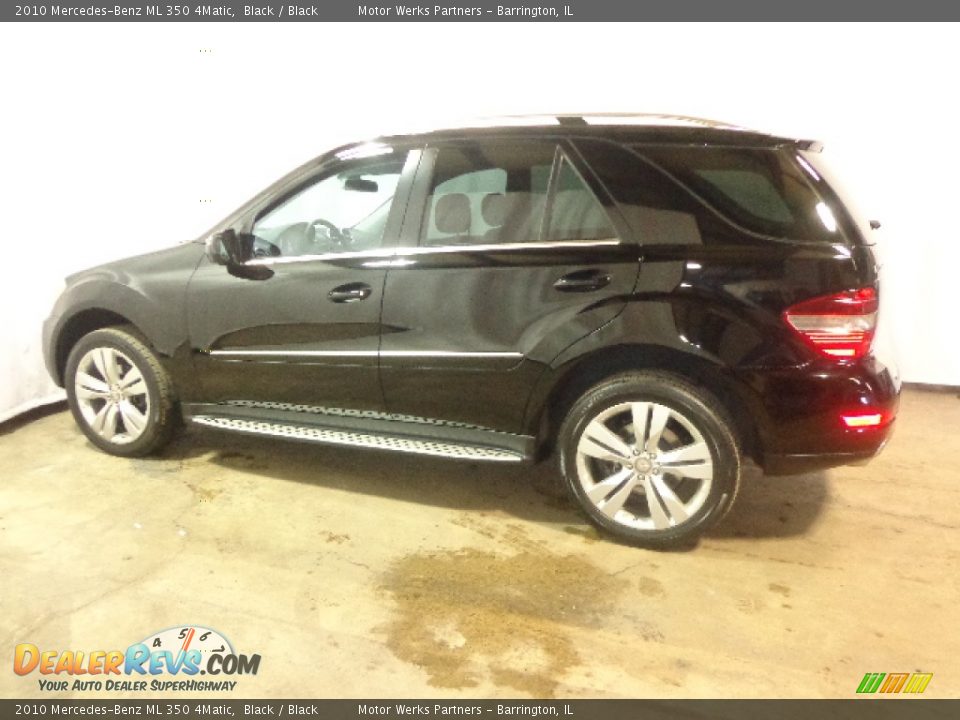 2010 Mercedes-Benz ML 350 4Matic Black / Black Photo #12