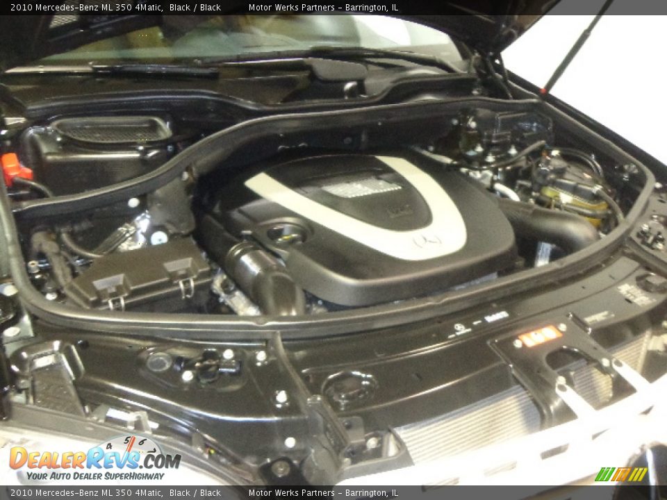 2010 Mercedes-Benz ML 350 4Matic Black / Black Photo #16