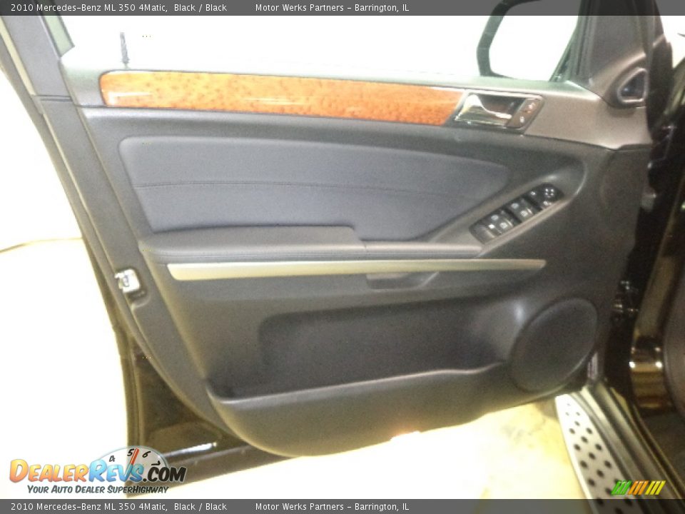 2010 Mercedes-Benz ML 350 4Matic Black / Black Photo #19