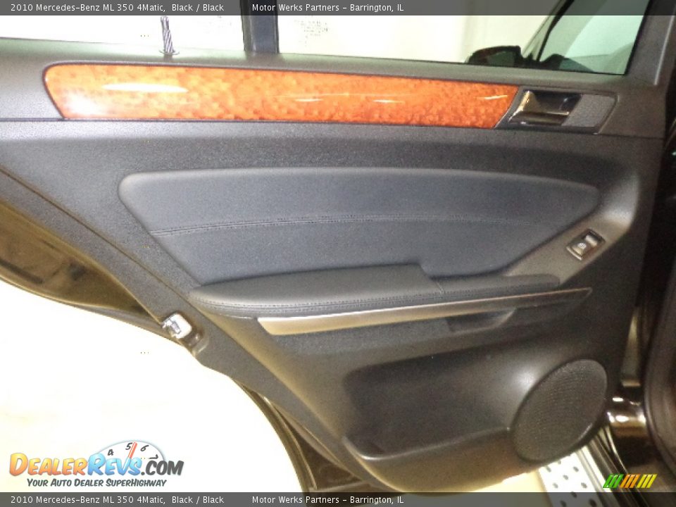 2010 Mercedes-Benz ML 350 4Matic Black / Black Photo #24