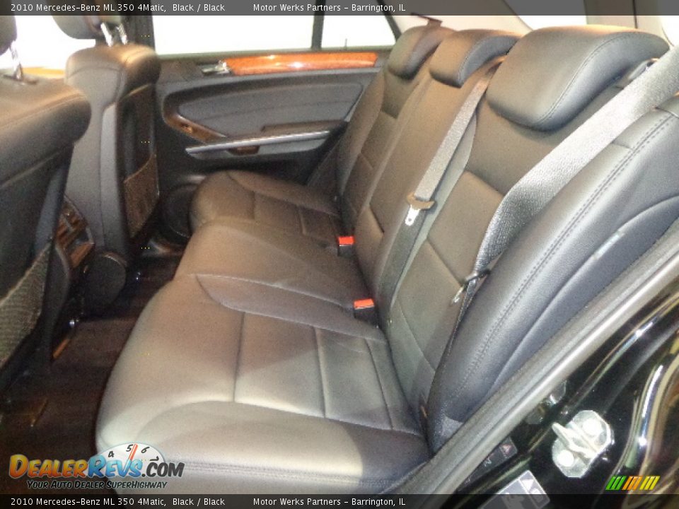 2010 Mercedes-Benz ML 350 4Matic Black / Black Photo #26