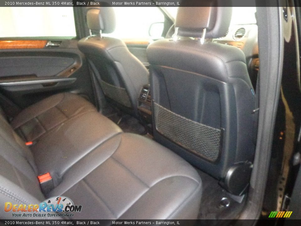 2010 Mercedes-Benz ML 350 4Matic Black / Black Photo #29