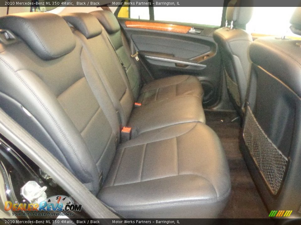2010 Mercedes-Benz ML 350 4Matic Black / Black Photo #30