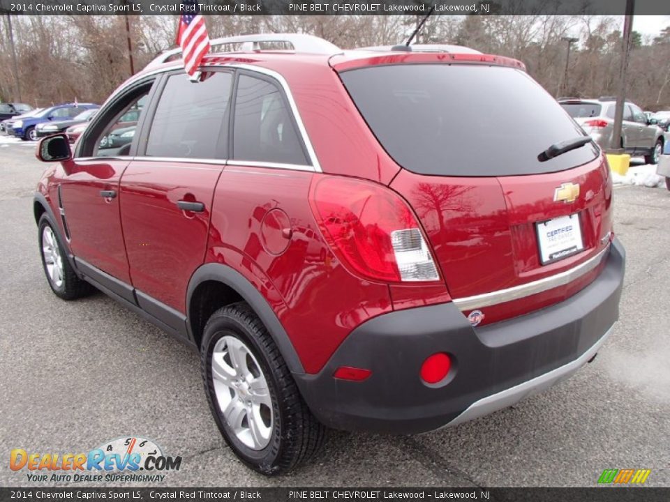 2014 Chevrolet Captiva Sport LS Crystal Red Tintcoat / Black Photo #9