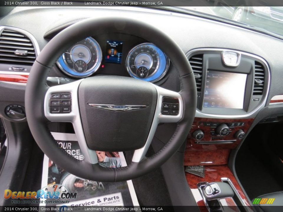 2014 Chrysler 300 Gloss Black / Black Photo #8