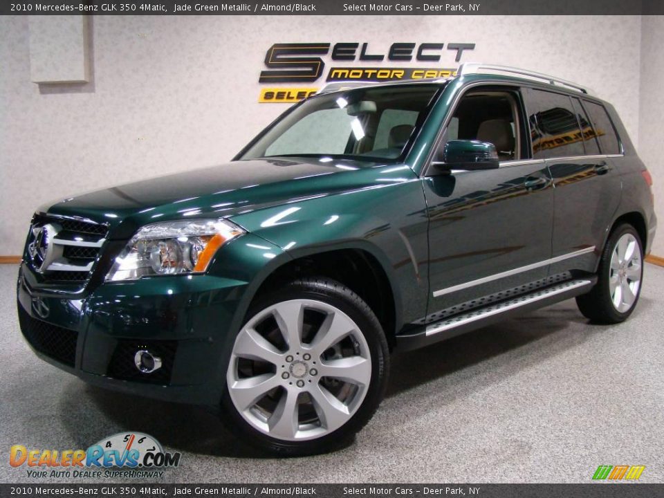 2010 Mercedes-Benz GLK 350 4Matic Jade Green Metallic / Almond/Black Photo #1