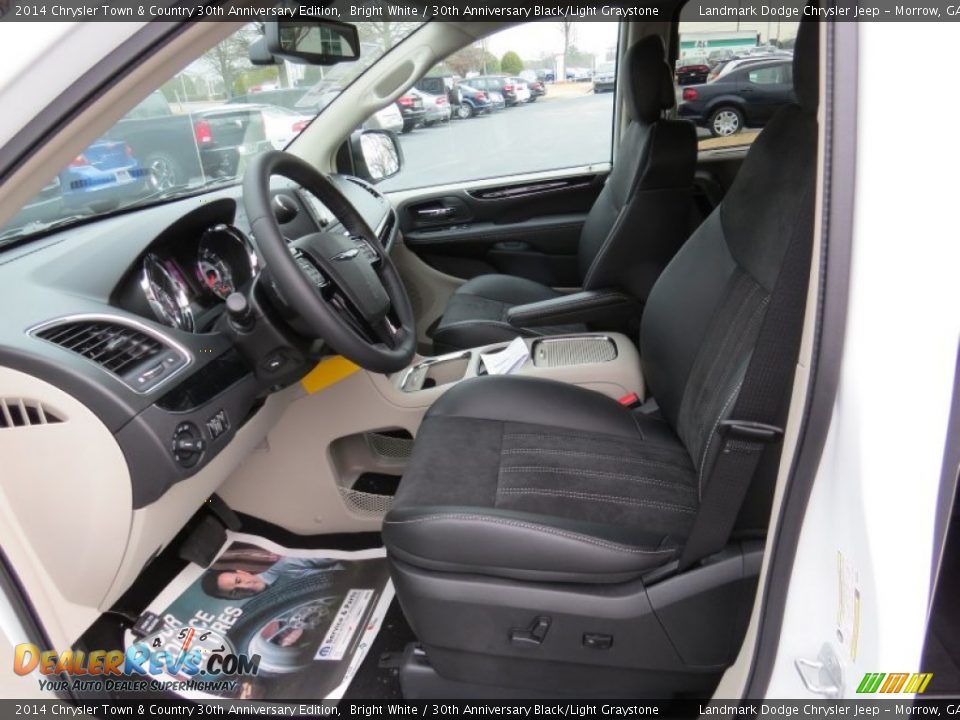 2014 Chrysler Town & Country 30th Anniversary Edition Bright White / 30th Anniversary Black/Light Graystone Photo #7
