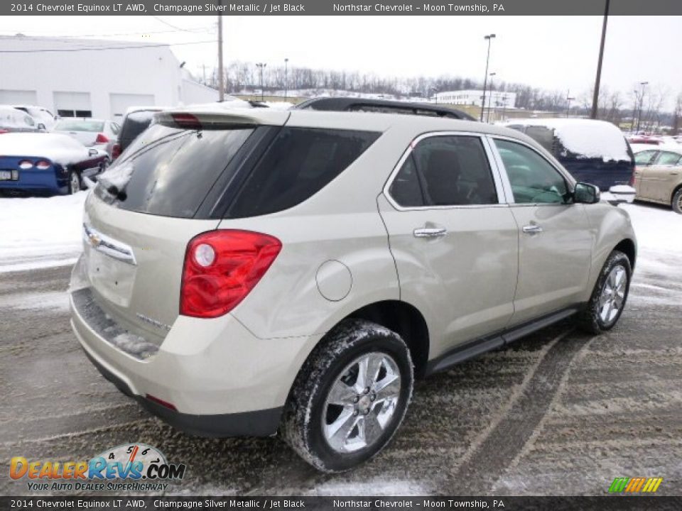 2014 Chevrolet Equinox LT AWD Champagne Silver Metallic / Jet Black Photo #5
