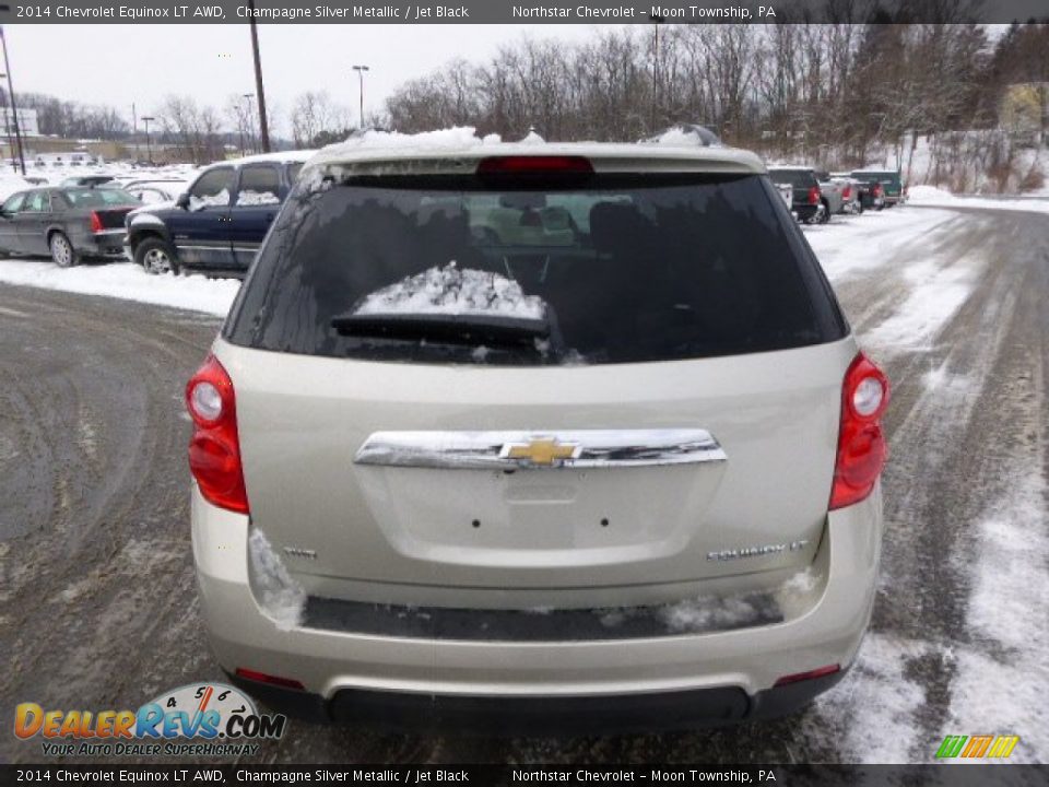 2014 Chevrolet Equinox LT AWD Champagne Silver Metallic / Jet Black Photo #6