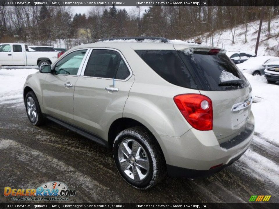 2014 Chevrolet Equinox LT AWD Champagne Silver Metallic / Jet Black Photo #7